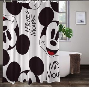 New waterproof Mickey Mouse shower curtain